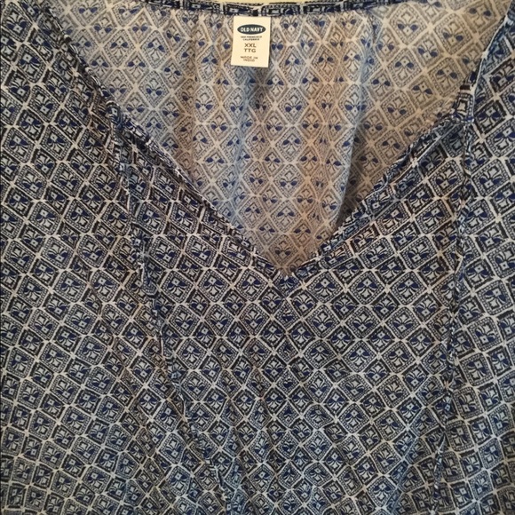 NWT Old Navy mosaic sun dress with white slip - Picture 6 of 8